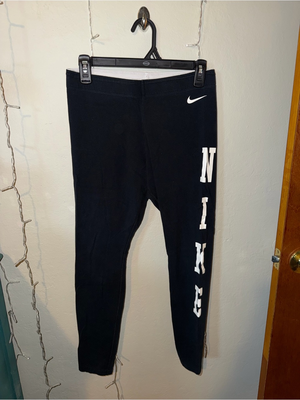 Nike Black Logo Leggings